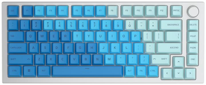 Actual product image Glorious PC Gaming Race GPBT Keycaps - 114 PBT keycaps, ANSI, US layout, Caribbean