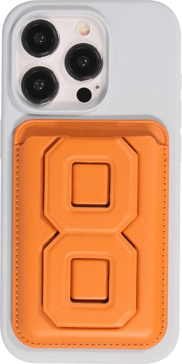 Image du produit PhoneLook Porte-cartes magnétique wallet MagSafe cuir végan avec aimant fort et support pliable intégré clair