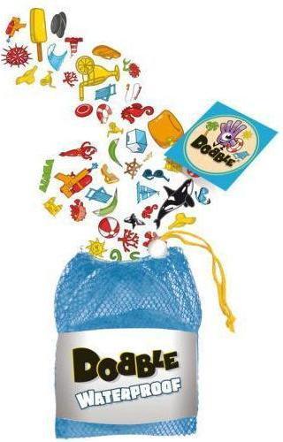 Productafbeelding Zygomatic Dobble Waterproof, kaartspel, voor 2-8 spelers, vanaf 6 jaar (DE editie) (Duits)