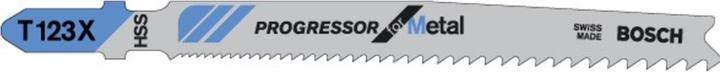 Image du produit Bosch Professional Zubehör Lame de scie sauteuse PRO Metal thick and thin T123XF, 100 mm, 25 pcs.