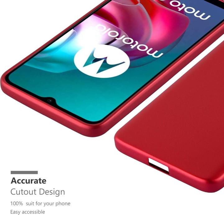 Actual product image Cadorabo TPU Matt Metallic Sleeve (Motorola Moto G10, Motorola Moto G30)