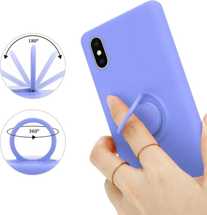 Image du produit Cadorabo TPU Liquid Ring Silicone Case Cover (Apple iPhone XS Max)
