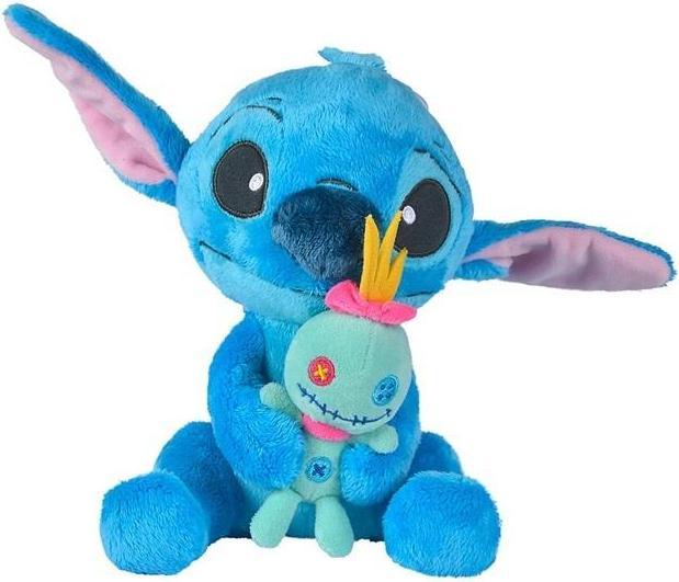 Immagine prodotto NoName Simba 6315877004X06 Disney Stitch con Scrump 25 cm Peluche con licenza ufficiale, morbido cha (25 cm)