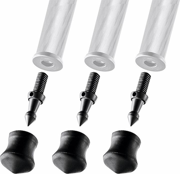 Actual product image Gitzo GSF30S Spikes and rubber feet (Tripod feet)