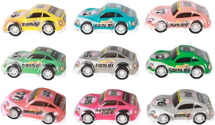 Produktbild Toi-Toys Turbo Racers Mini-Rallye-Pullback-Autos, 9-tlg.