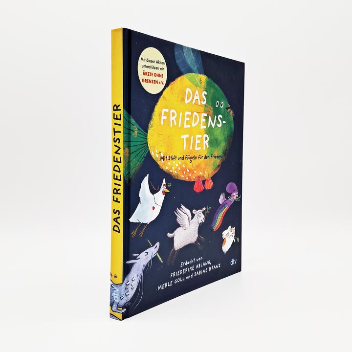 Productafbeelding Das Friedenstier – Mit Stift und Flügeln für den Frieden (Duits, Sabine Kranz, Merle Goll, Friederike Ablang, 2025)