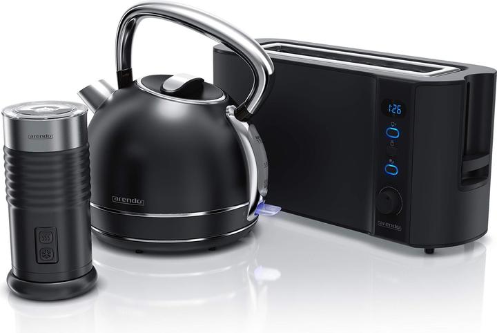 Actual product image Arendo Kettle-Milk Frother-Toaster Set (0.20 l)