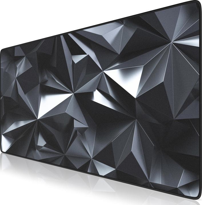 Actual product image Titanwolf Gaming Mouse Pad, 900 x 400mm XXL Mouse Mat, Improves Precision & Speed, Black Crystal (XXL)