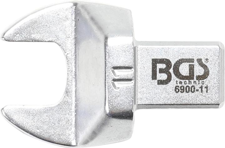 BGS Einsteck-Maulschlüssel 11 mm Aufnahme 9 x 12 mm (11 mm)