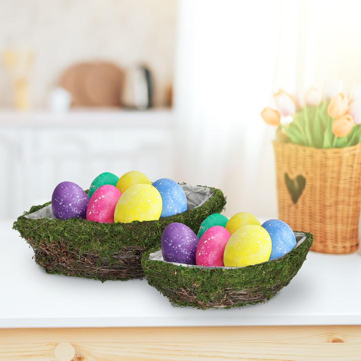 Actual product image Natura Punto Set of 2 cachepots or decorative bowls made from natural materials