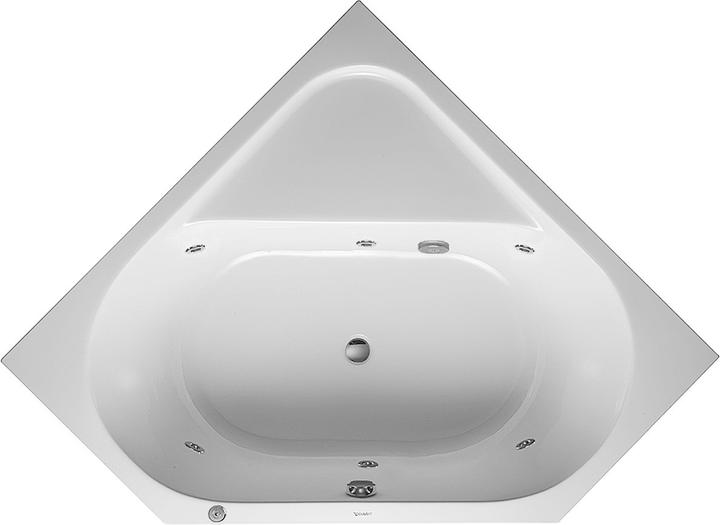 Duravit Corner whirlpool tub D-CODE 140 l 140x140 we 2 RS Jet Project (140 l, 140 cm, 140 cm)