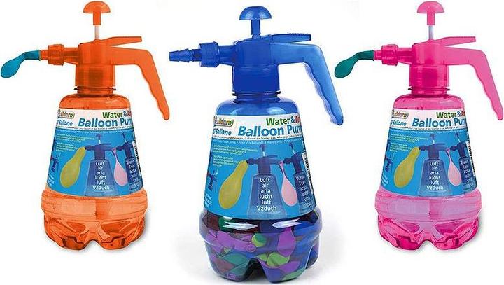 Actual product image Alldoro Water balloon pump ass. triple ass., pump, 250 balloons, from 3 years