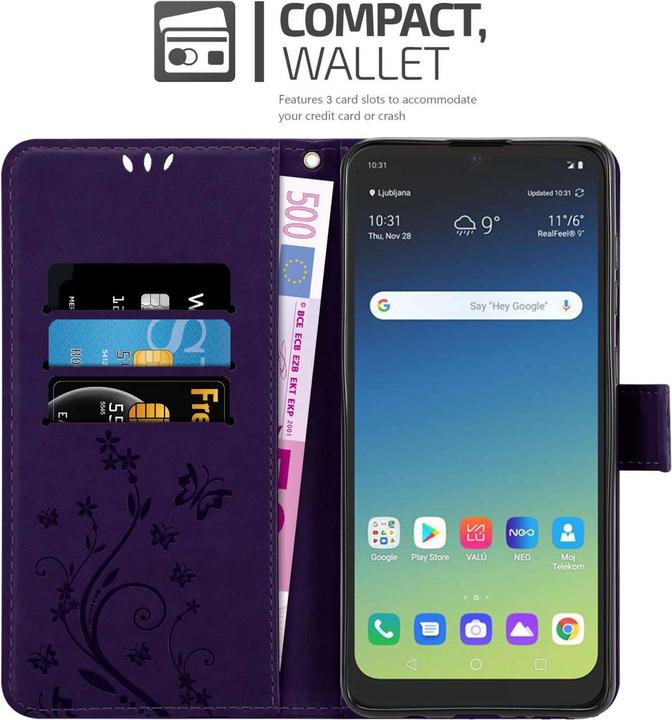 Image du produit Cadorabo Coque pour LG K40S pour Fleur Book (Xiaomi Redmi K40s, K40s)