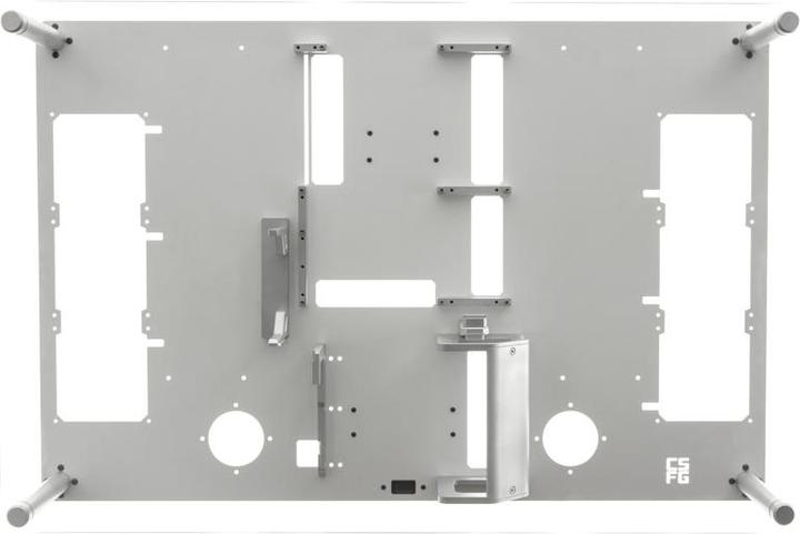Actual product image Creative Solutions For Gamers CSFG The Crow wall-mounted enclosure - white (ATX)