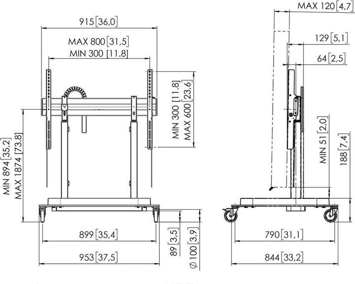 Immagine prodotto Vogels DISPLAY MOTORIZZATO RISE 5305