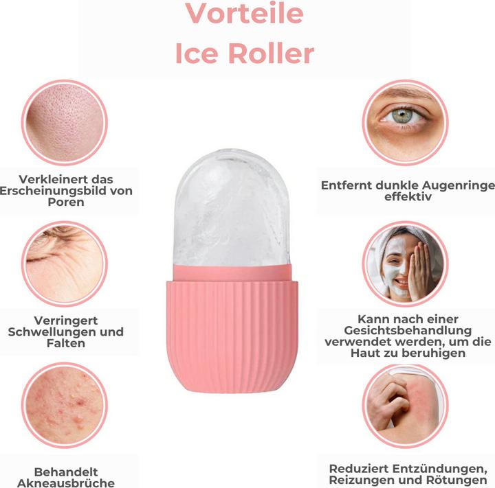Image du produit Vanessa Beauty Ice Face Roller Rose