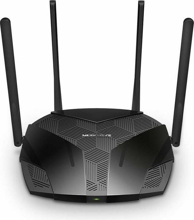 Produktbild Mercusys ROUTER WIFI 6 AX1800 DB 1201MBPS + 574 MBPS 3P LAN 1P WAN 4 ANTENNE