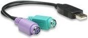 Actual product image Manhattan USB to PS/2 adapter cable