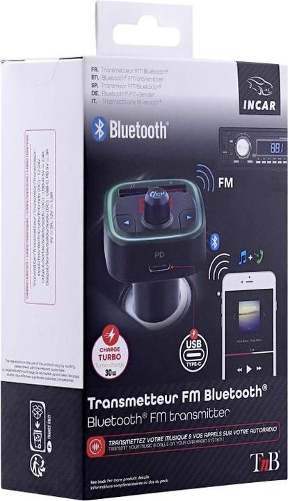 Produktbild T'nB TNB FMCT08 3 in 1 Bluetooth FM transmitter