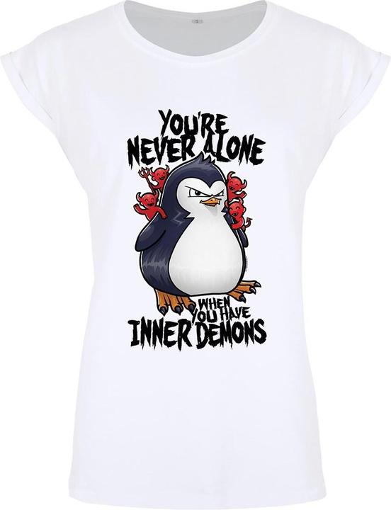 Psycho Penguin You're Never Alone When You Have Inner Demons Tshirt (L)