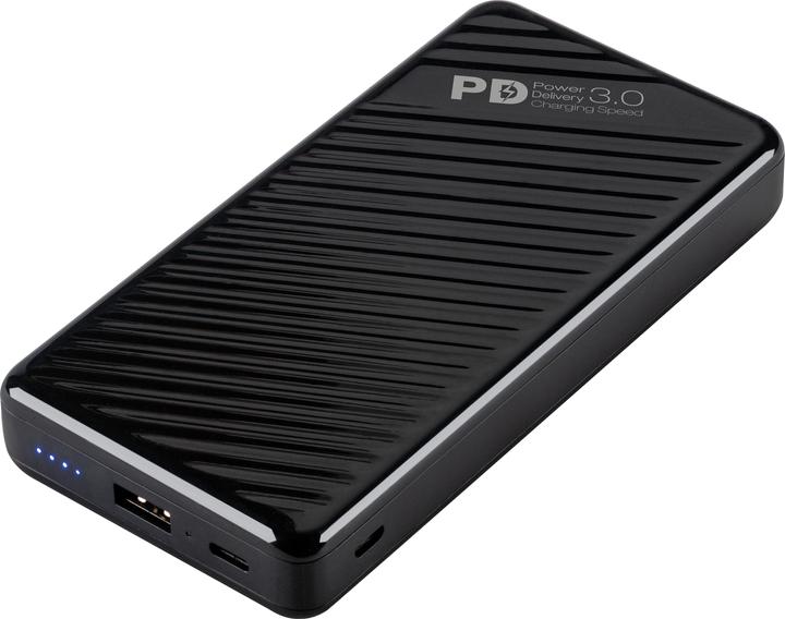 Image du produit Vivanco PBVV20000PDBK Banque d'alimentation 20000 mAh Li-Ion USB-C™ Noir (20000 mAh, 18 W, 74 Wh)