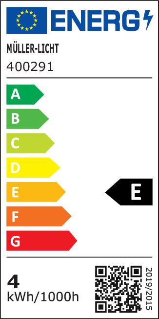 Etichetta energetica Müller Licht Kerze (E14, 4 W, 470 lm, 3 x, E)