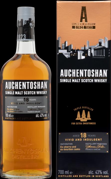 Produktbild Auchentoshan 18 Years (Single Malt, Scotch Whisky, 1 x 70 cl)