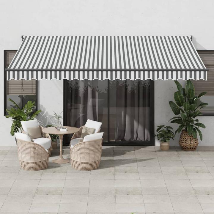 Image du produit VidaXL Markise Einziehbar 3,5X2,5 M Stoff Und Aluminium (3 m)
