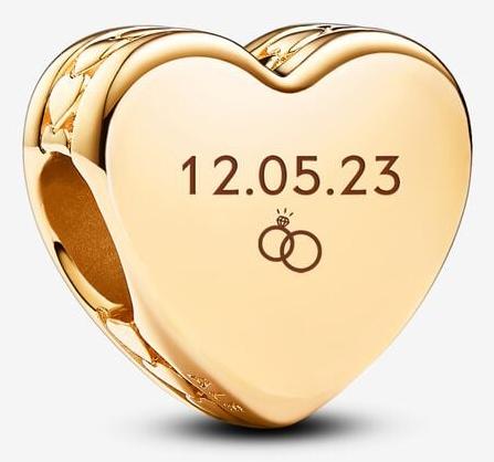 Immagine prodotto Pandora Fascino a forma di cuore (Dorato, Metallo)