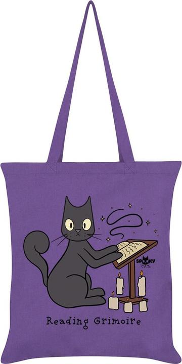 Actual product image Universal Textiles Reading Grimoire Tote Bag