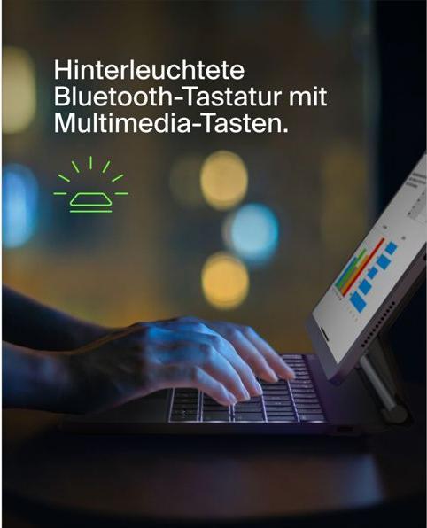 Produktbild Belkin Pro Tastatur mit Hülle f. iPad 10,9 10.Gen.DE BBZ002de-v3 (DE)