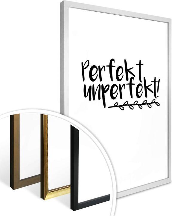 Produktbild Trenddeko Perfekt unperfekt (30 x 40 cm)