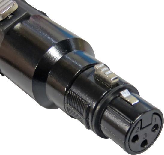Actual product image keepdrum ADA038 Speakon adapter XLR-F to Speakon
