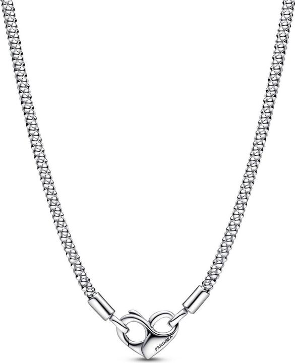 Pandora Moments Gliederhalskette mit Nieten (Silber 925, 45 cm)