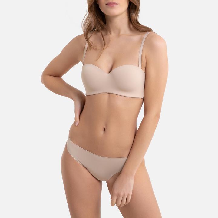 Actual product image La Redoute Collections Microfibre bandeau bra (75 B, Single pack)