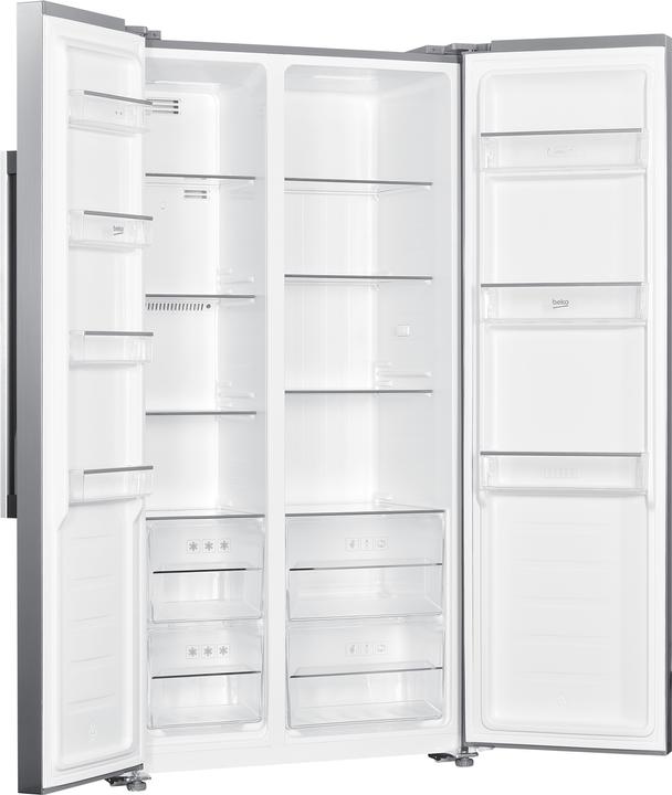 Actual product image Beko GNO4331XPN Side-by-Side Fridge Combination Freestanding E Stainless Steel (472 l)