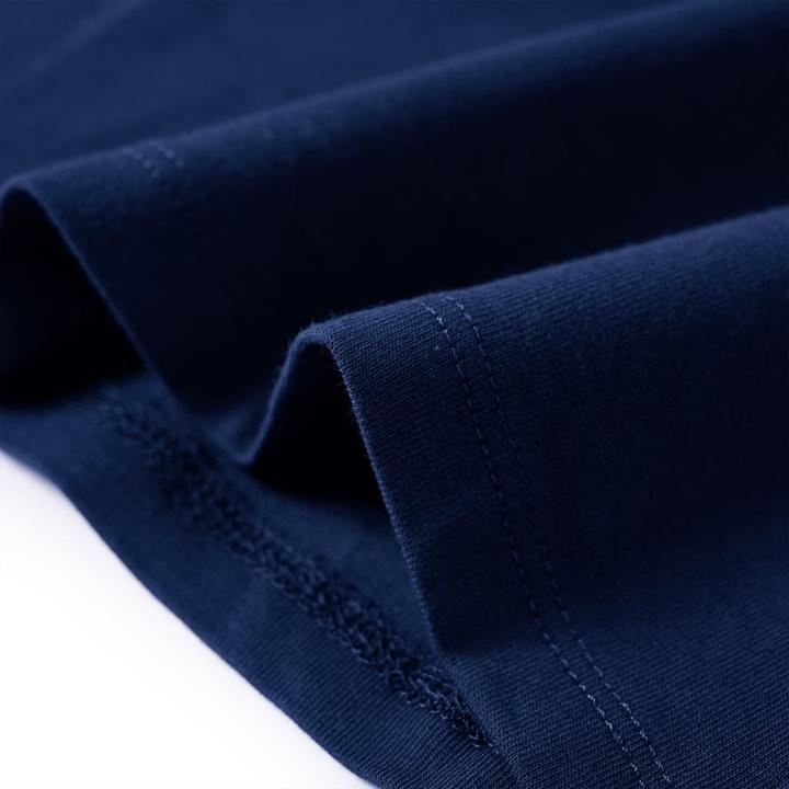 Produktbild VidaXL Kinder-Langarmshirt Marineblau 116,Material: 95 % Baumwolle (116)