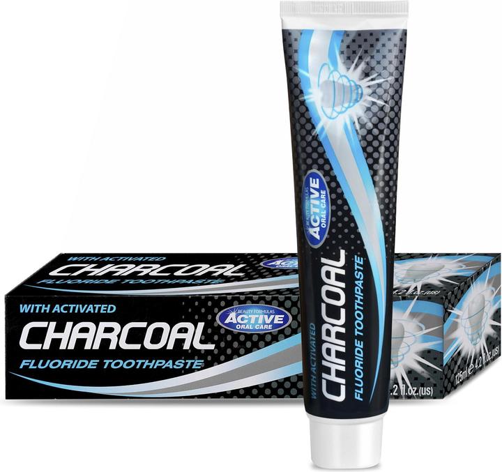 Image du produit Beauty Formulas Charcoal Fluoride Toothpaste dentifrice au carbone activé 125ml (125 ml)