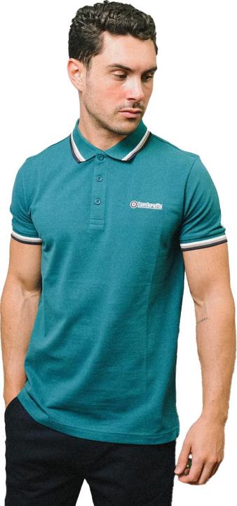 Actual product image Lambretta Mens SS25 Triple Tipped Polo Shirt (L)