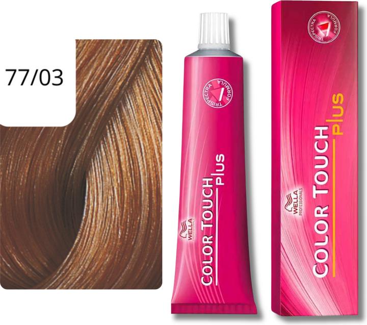 Actual product image Wella Color Touch Plus (77/03 medium blonde intense natural gold)