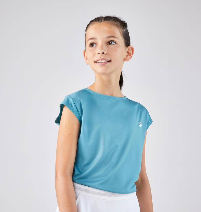 Produktbild Artengo Tennis-Shirt Mädchen TTS Soft türkis (10, 11, 12)
