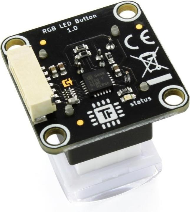 Actual product image Tinkerforge RGB LED Button Bricklet