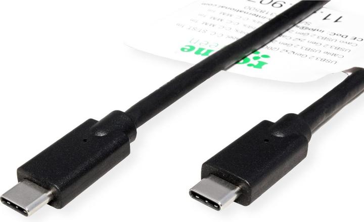 Produktbild Roline GREEN USB 3.2 Gen 2x2 Kabel, Emark, C-C, ST/ST (1 m, USB 3.2 Gen 2x2)