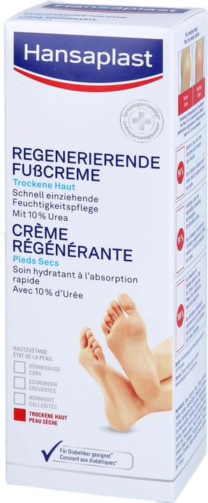 Produktbild Hansaplast Regenerierende Fusscreme mit 10% Urea Tb 100 ml (Fusscrème & Fussgel, 100 ml)