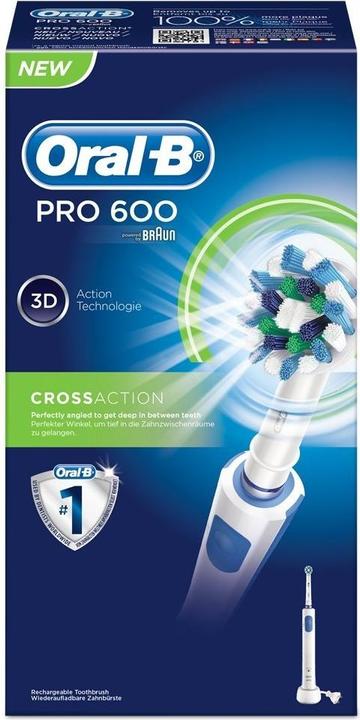 Actual product image Braun Pro 600 Cross Action (Oscillating toothbrush)
