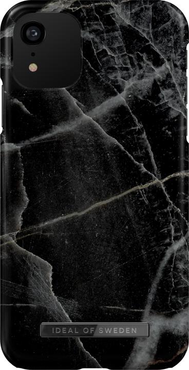 Actual product image iDeal Of Sweden Designer Hard Cover Black Thunder Marble (Apple iPhone 11)