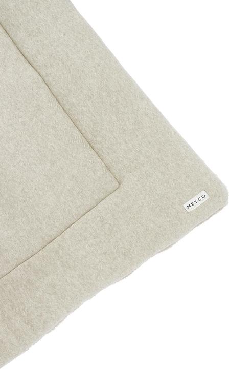 Image du produit Meyco Tapis de parc Knit Basic Teddy - sable mélangé - 77x97cm (77 cm)