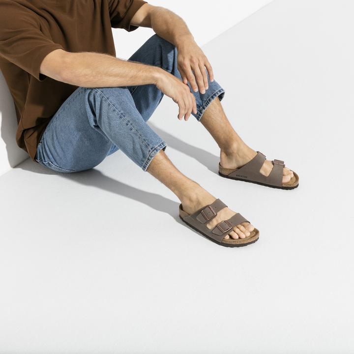 Actual product image Birkenstock Arizona Birko-Flor Nubuck narrow (42)