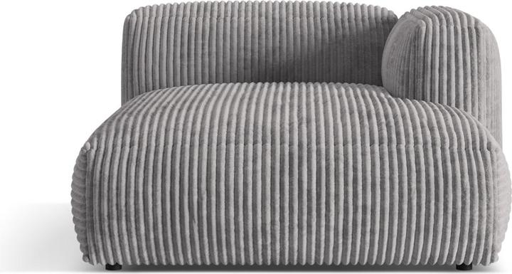 Actual product image Micadoni Modular Chaise Longue Right, "Martina", 1 Seat, 176x123x75 Made in Europe (Chaise longue)