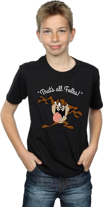 Immagine prodotto Looney Tunes Taz That's All Folks Maglietta Ragazzi (128)